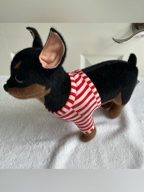 Black Chihuahua Stuffed Animal Plush Toy
